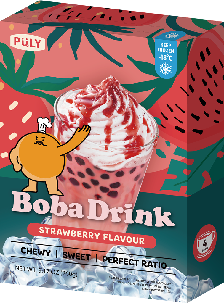 4 Packs Box - Strawberry flavor